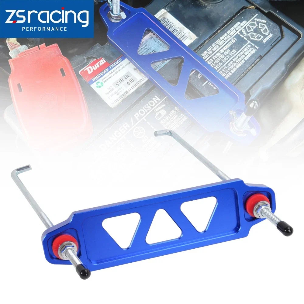 JDM Blue Battery Tie Down w/ J-Hooks for Honda Civic EG EK S2000 1992-2005