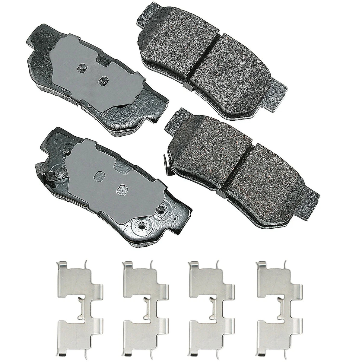 Akebono ProACT Ultra Premium Ceramic Brake Pads for (ACT863A)