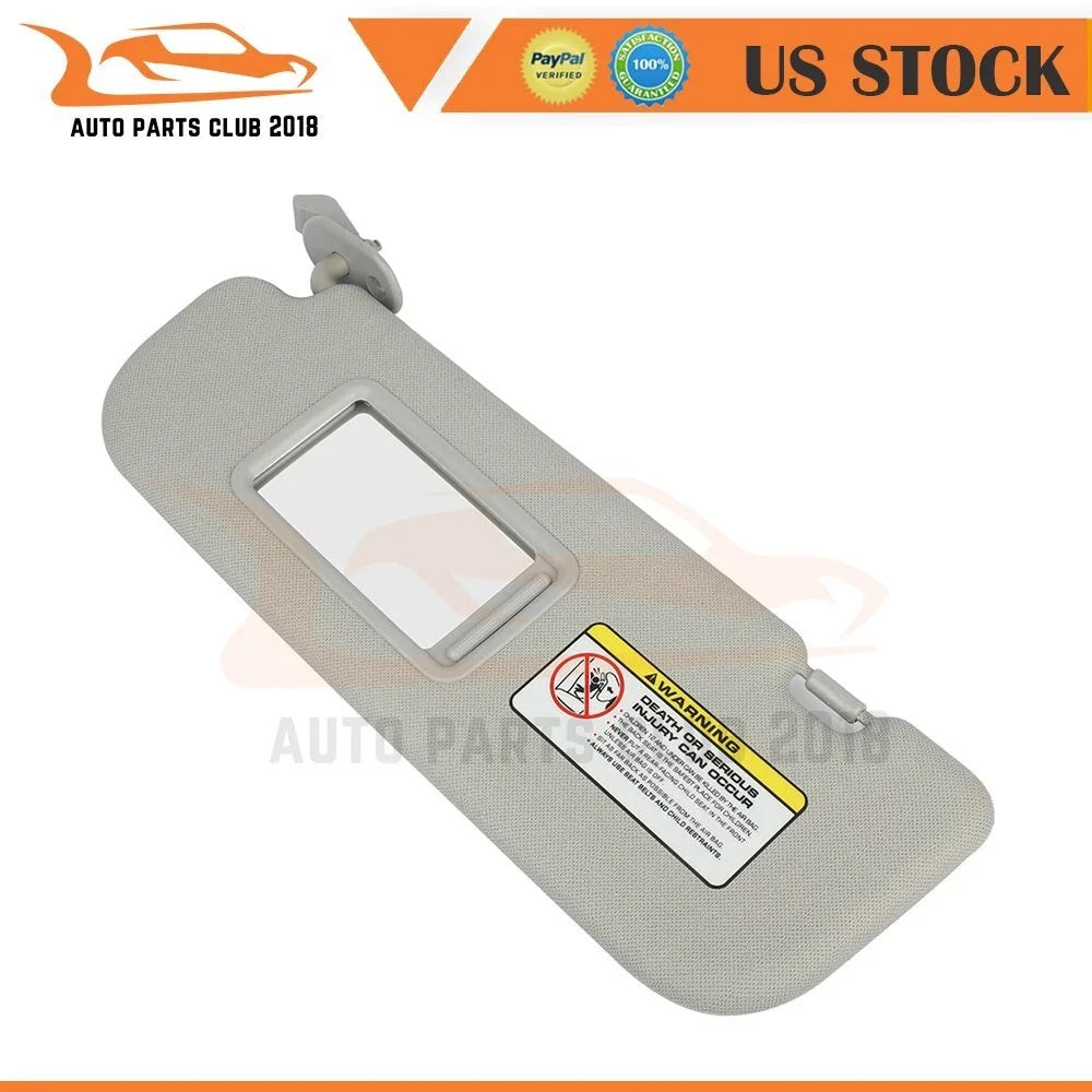 Sun Visor Left Gray for Hyundai Elantra (2011–2015)