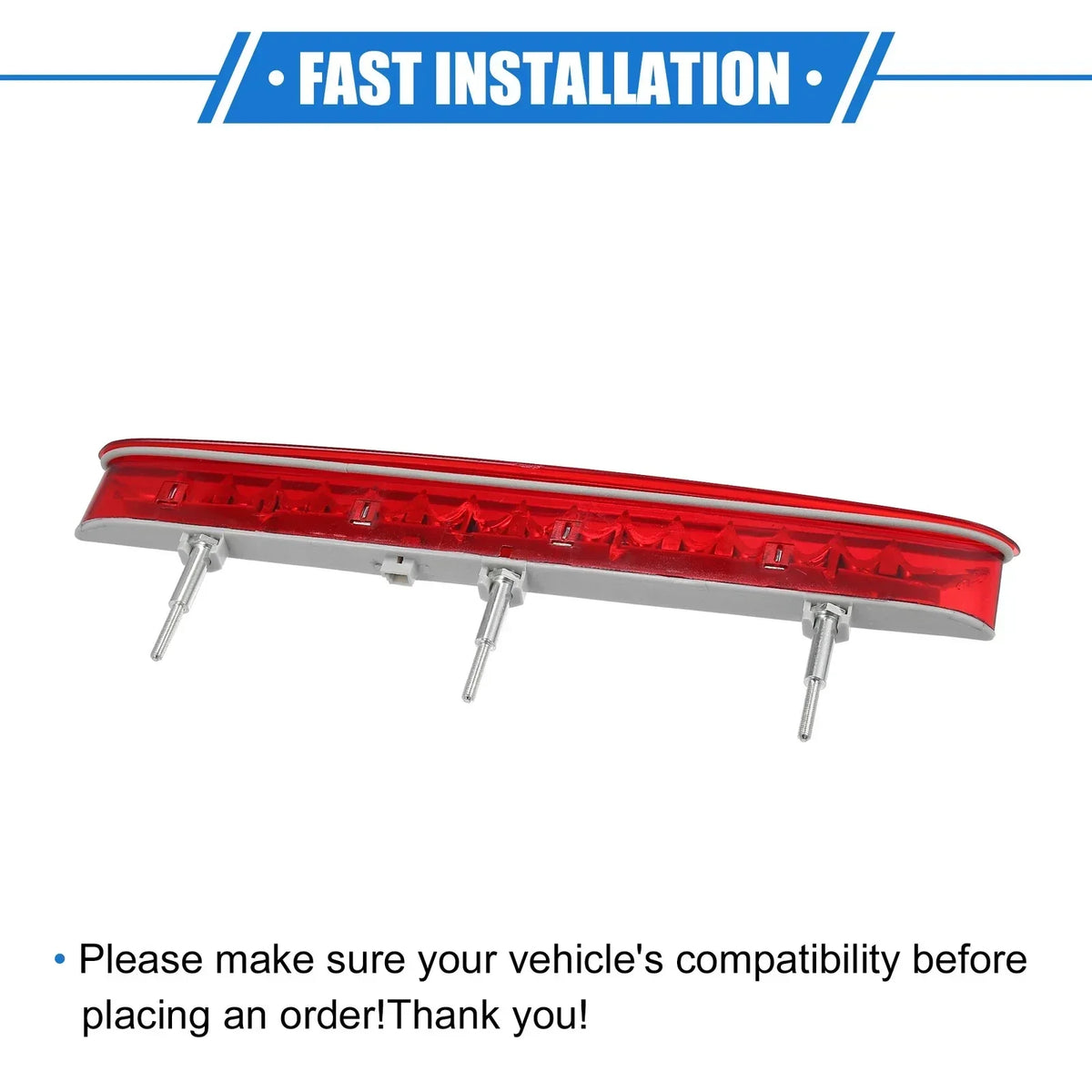 3rd Rear Stop Light Red for BMW 328i Base (2007 to 2011)