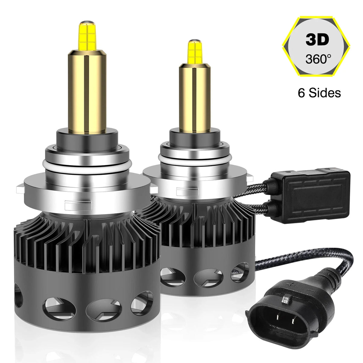 LED Headlight Bulbs 9012 (2-Pack) for Toyota Hilux N70