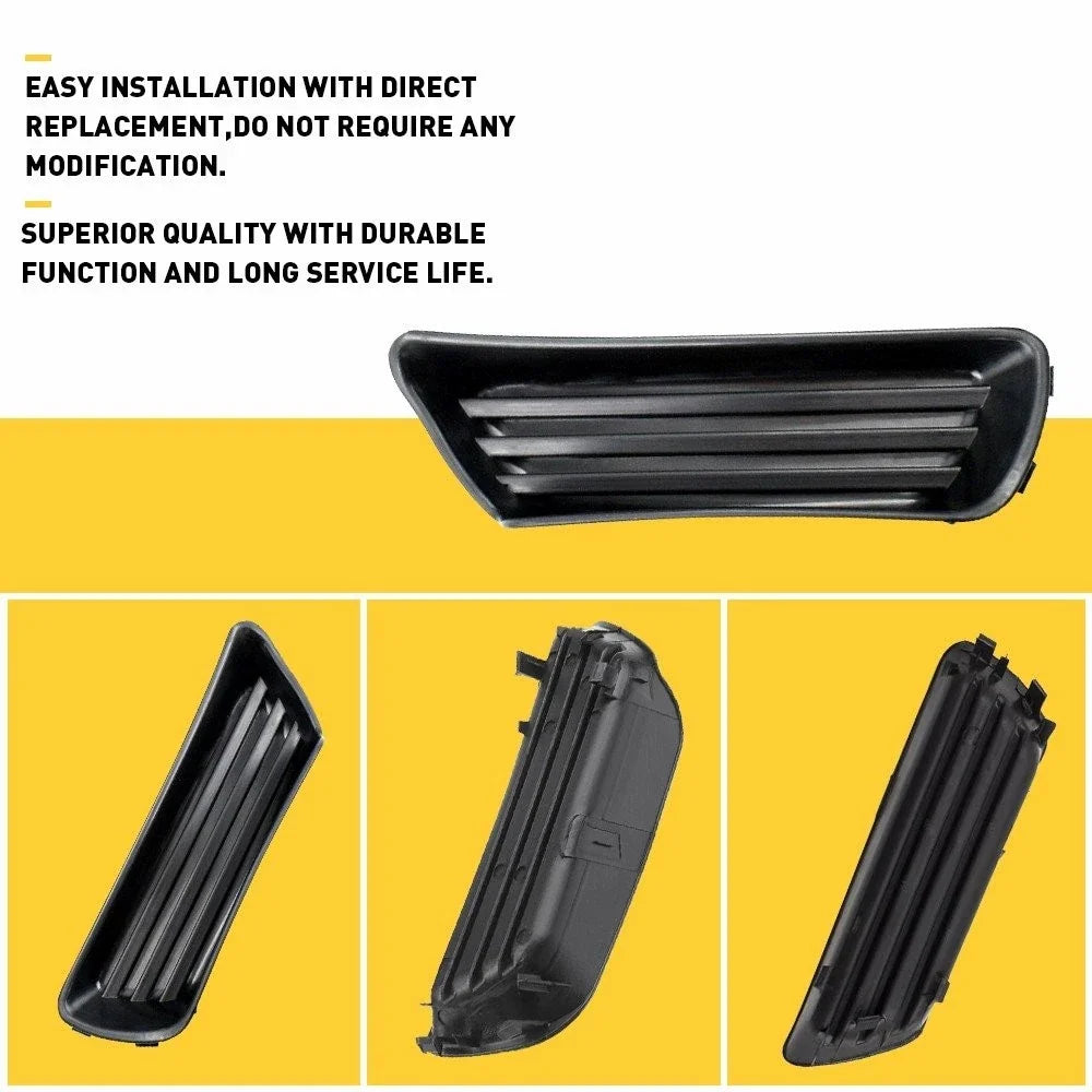 Set of 2 Front Bumper Fog Light Lamp Hole Covers for 2007-2009 Toyota Camry