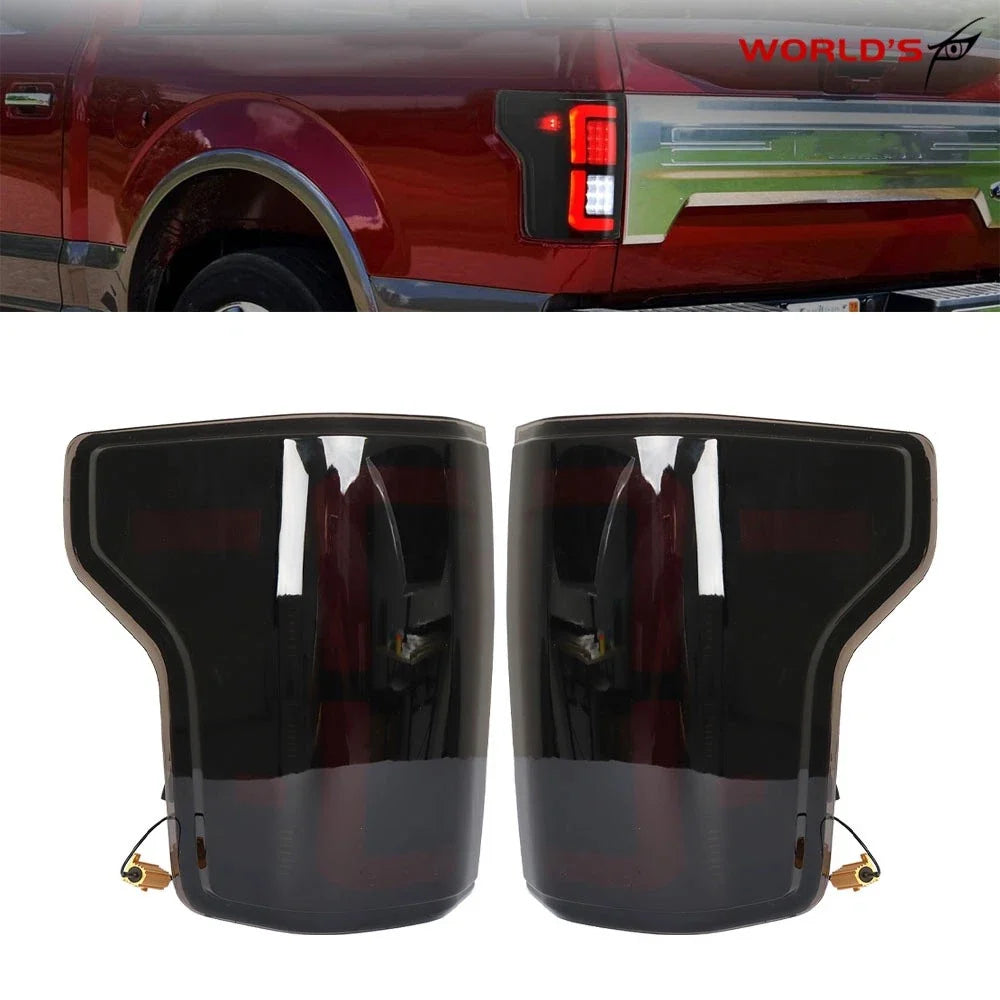 LED Tail Lights for Ford F150 (2015–2020) Smoke Lens Left+Right Side