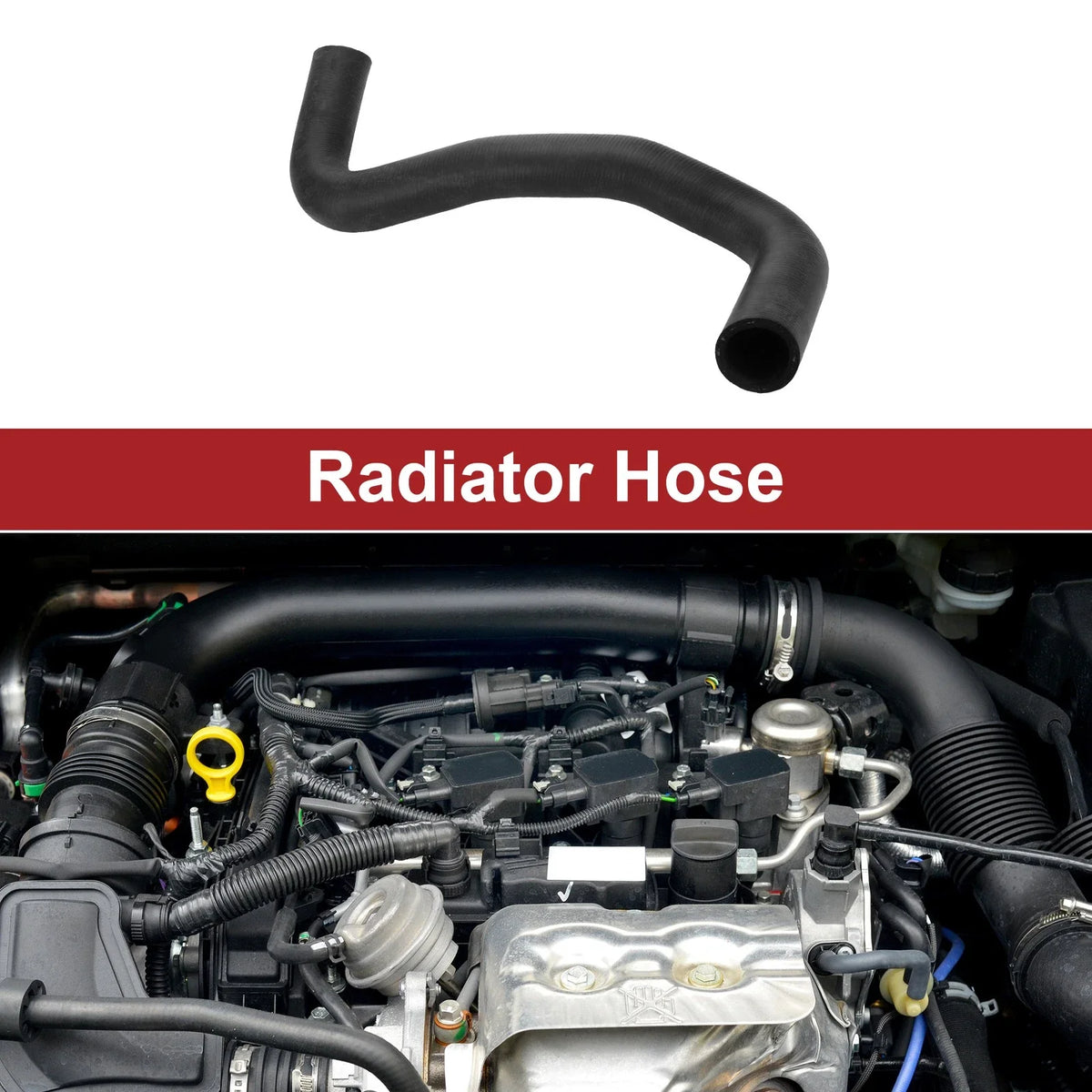Radiator Hose for Toyota Land Cruiser V8 4.7L (1998–2007) No. 1657250150