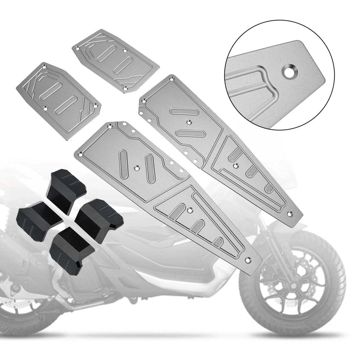 Foot Rest Footboard Pad for Aprilia SR GT125 GT200 (2022–2023)