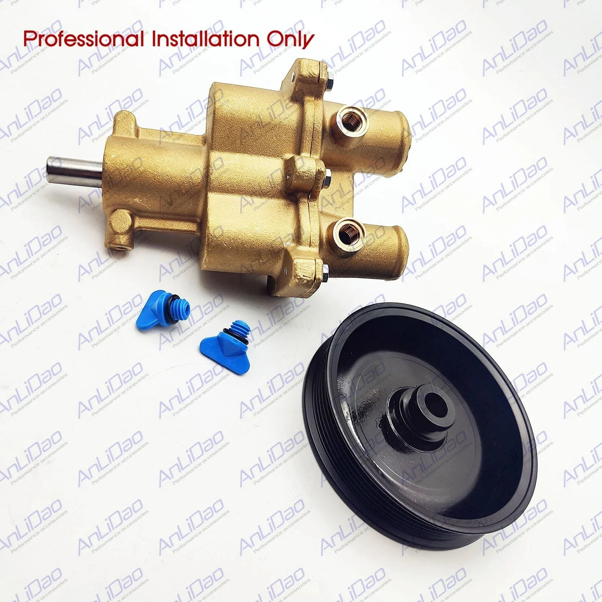 All Metal Sea Water Pump Pulley for MerCruiser 5.7L (46-862914T10, 46-862914T3)