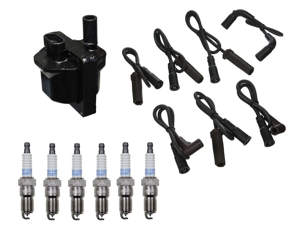Denso Ignition Coil & Wire Set 6 Platinum for Chevy GMC 4.3 V6 (1996–2002)