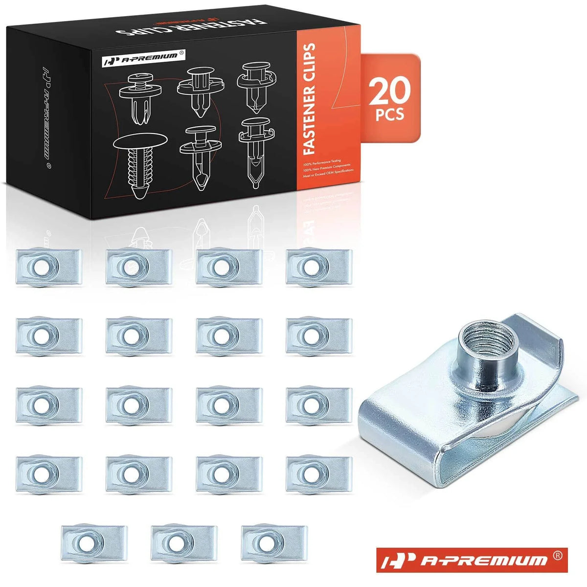 Set of 20 U-Nuts Clips for Ford Chrysler