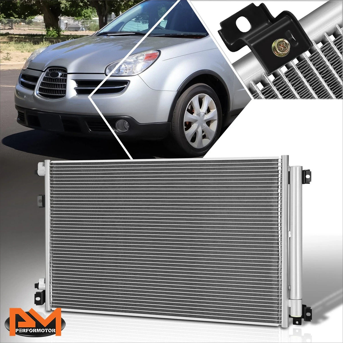 Replacement AC Condenser for Subaru B9 Tribeca (2006-2014) Aluminum