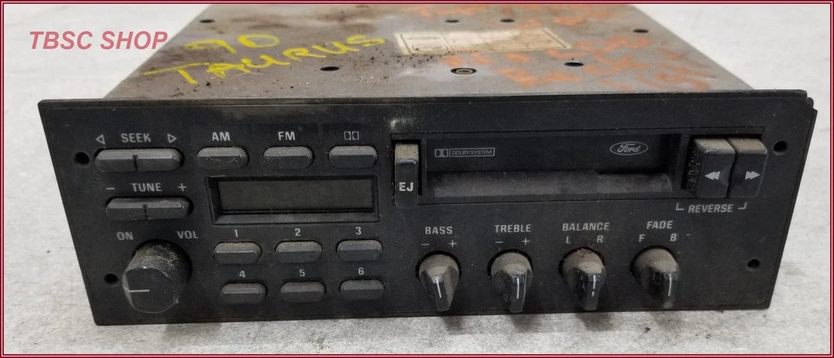 Tape Cassette Radio for Ford Taurus/Sable (1990–1993) F01F-19B132-AA