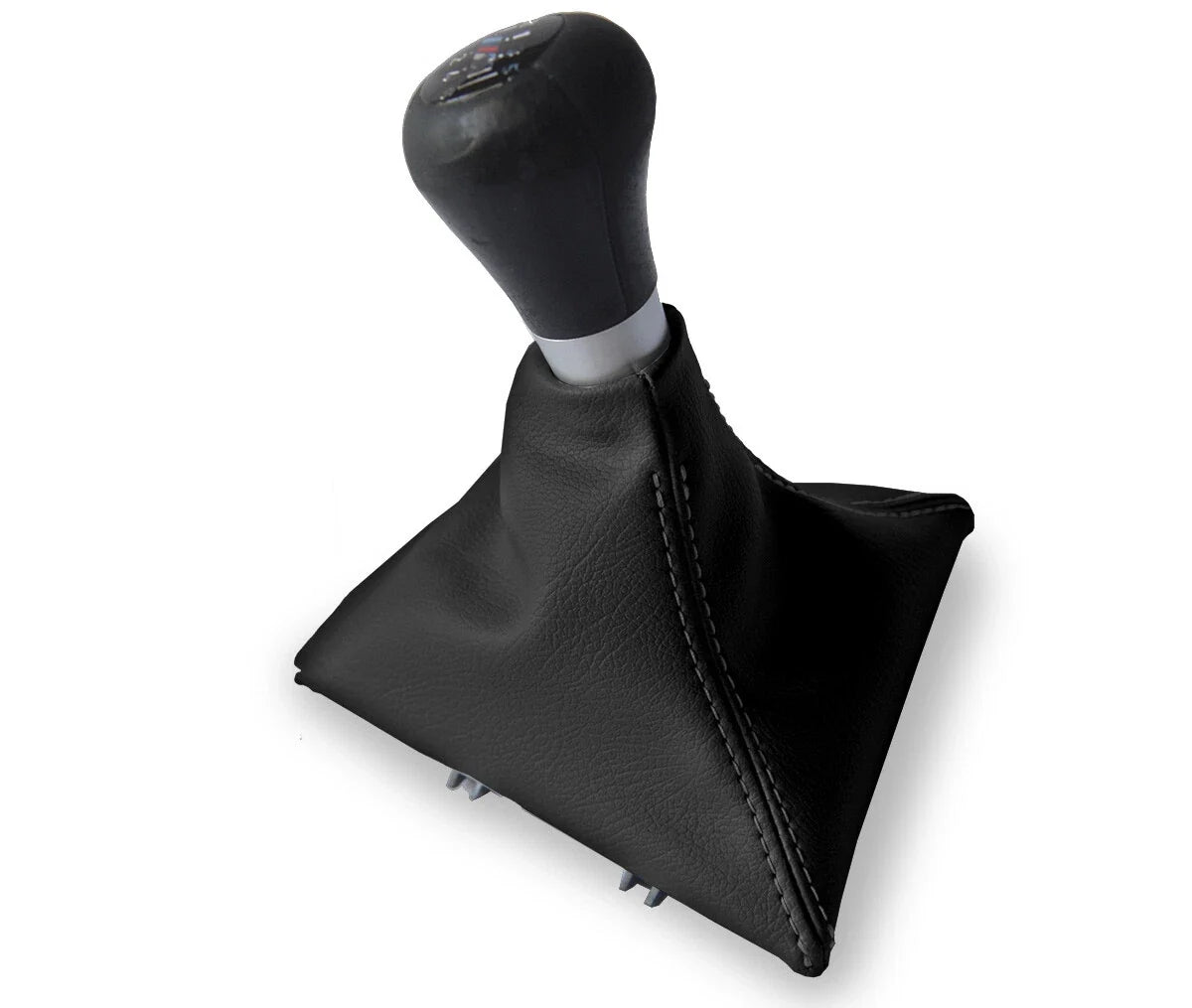 Leather Manual Shift Boot Cover for Toyota Celica (2000–2005) Black