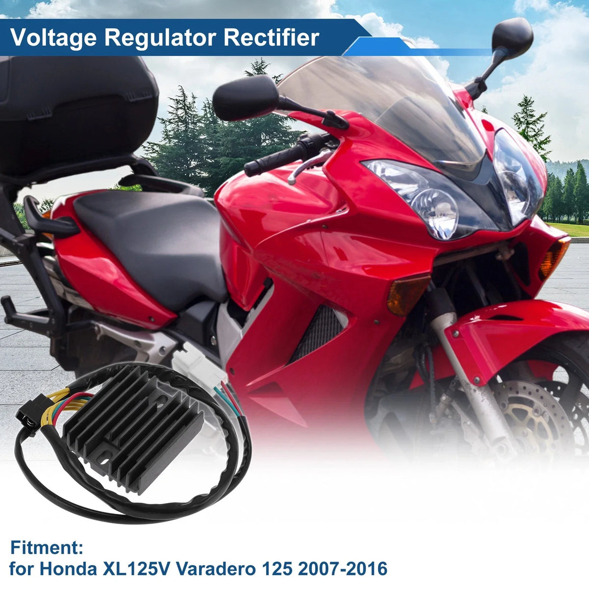 Voltage Regulator Rectifier for Honda XL125V Varadero (2001–2006)