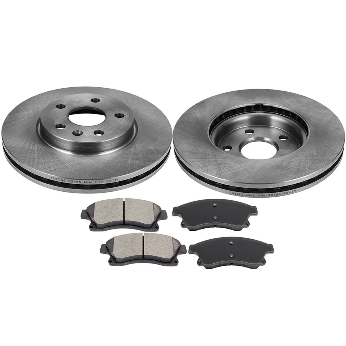 Front Disc Rotors & Ceramic Brake Pads for Chevrolet Cruze Limited Sonic