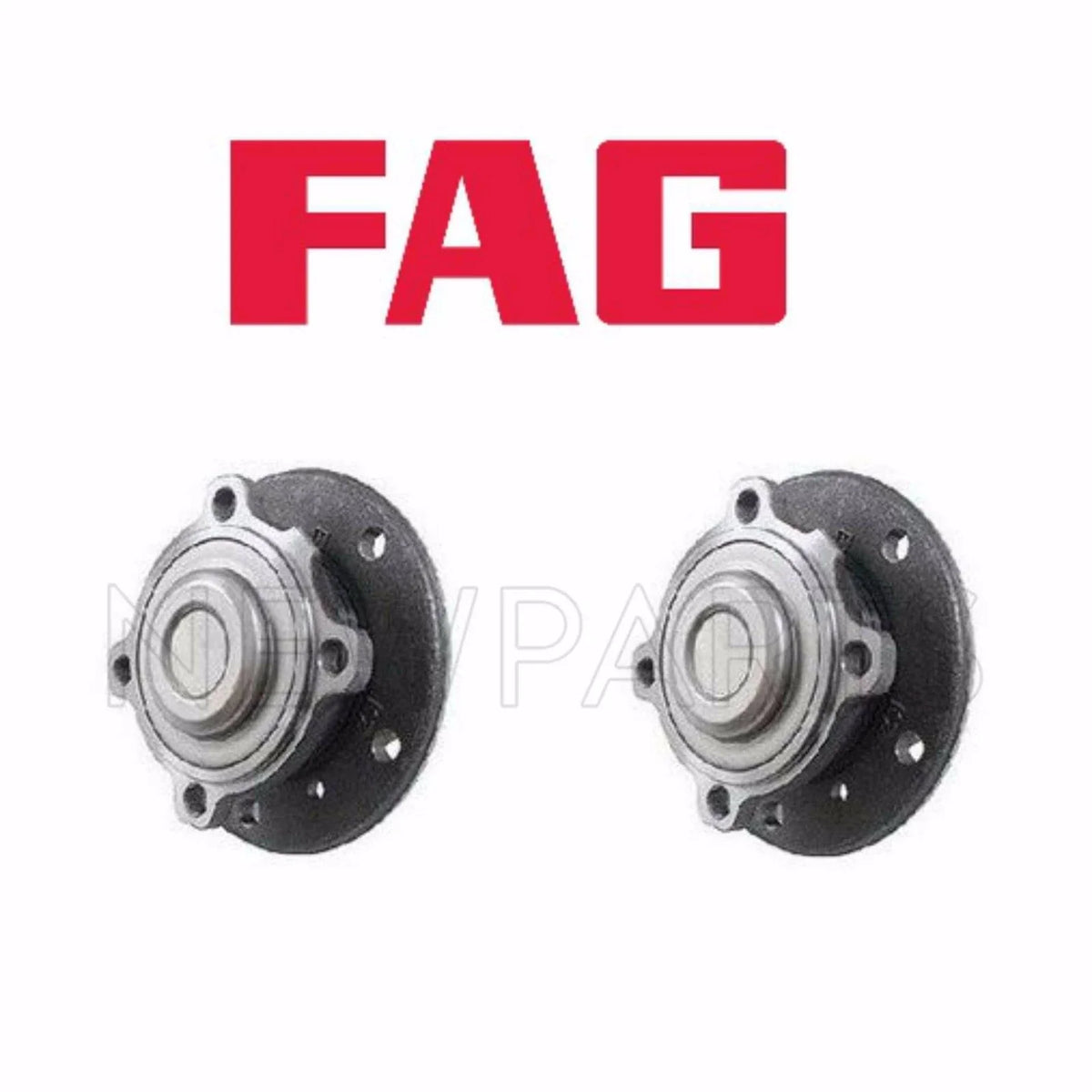 Set of 2 Front Left & Right Wheel Hubs w/ Bearings for BMW E82 E88 E89 E90