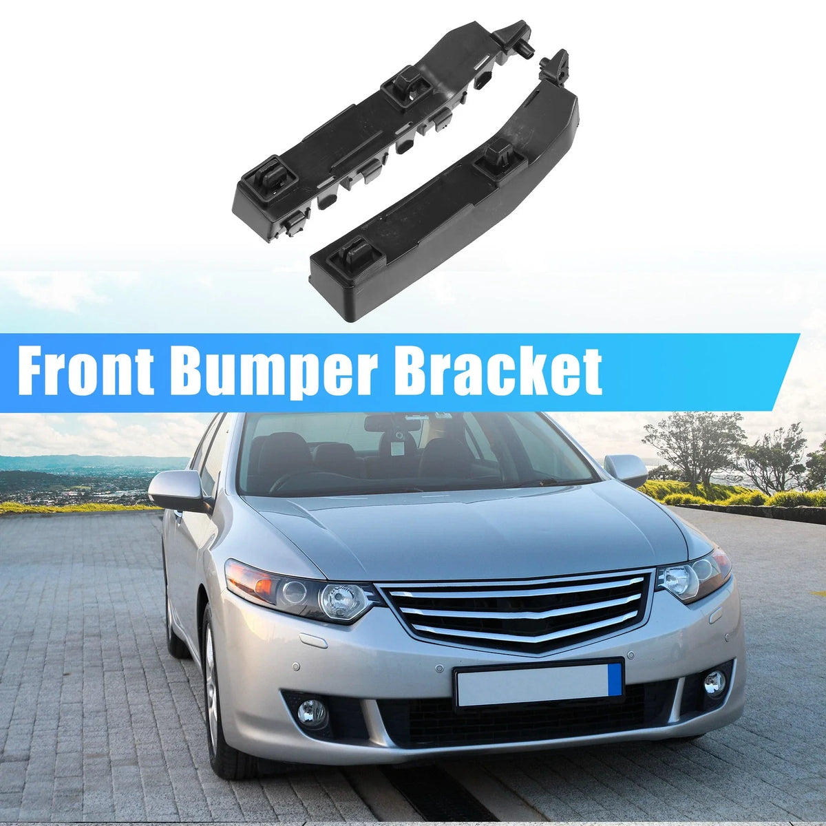 Pair Front Bumper Bracket for Honda (71193-TA0-A00)