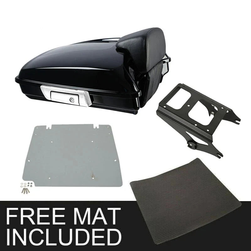 Trunk Rack Plate for Backrest by Razor for Harley Touring 2009-2013