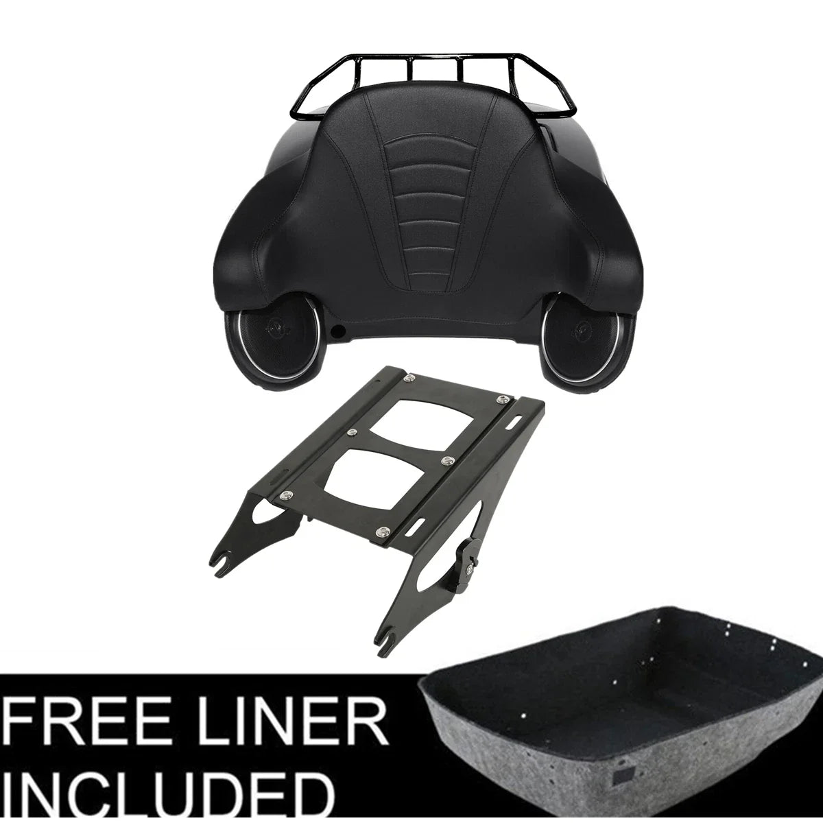 Trunk Mount Speakers Pad for Harley Touring Models 2014-2023
