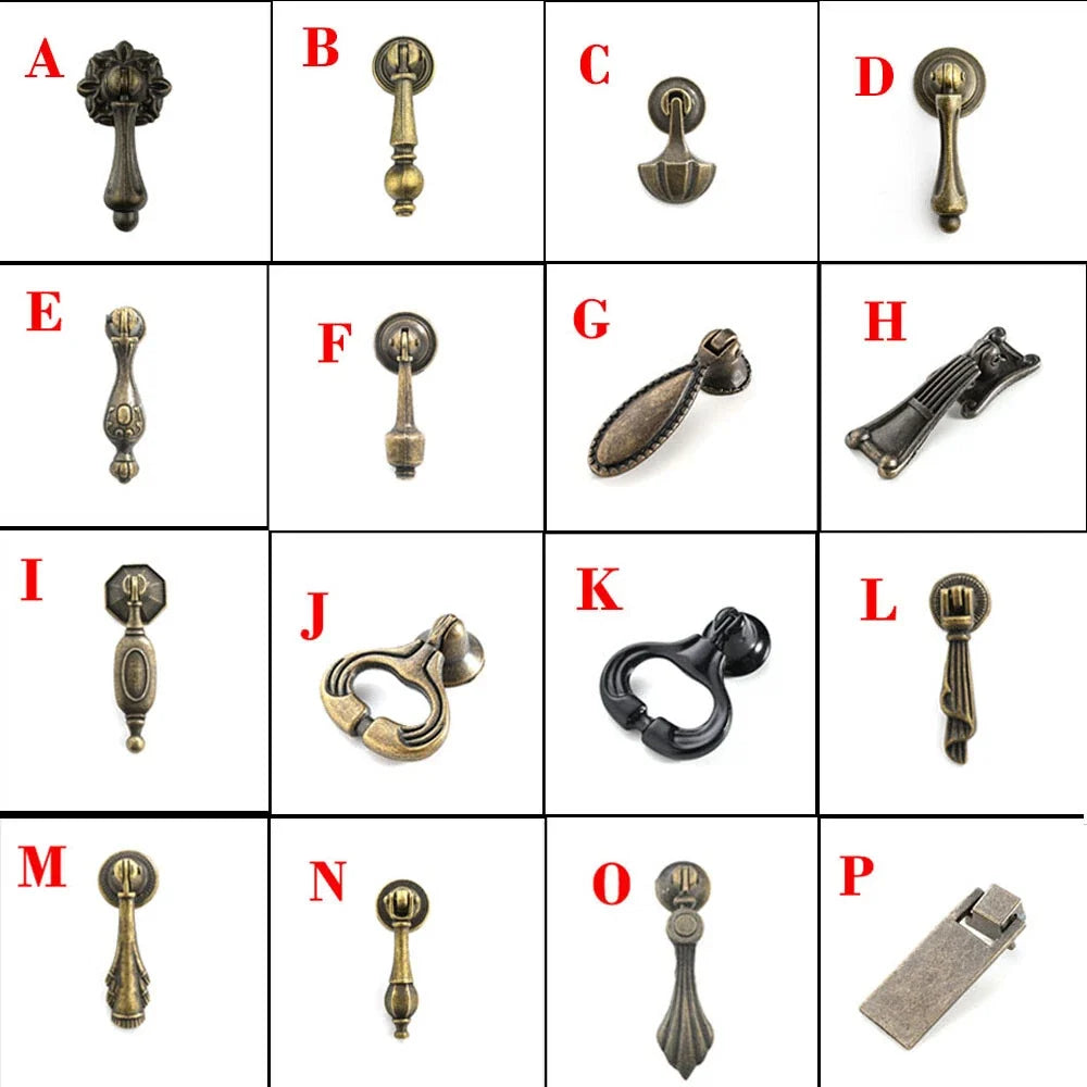 European Furniture Door Pull Handles - Antique Style
