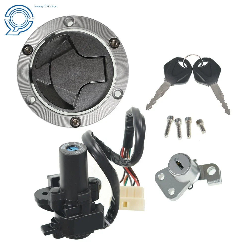 Ignition Lock and Gas Cap Set for Kawasaki Ninja 300 (2013-2015)