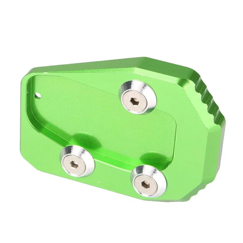 Aluminium Kickstand Extension Pad for Yamaha MT09 2013-2016 - Green