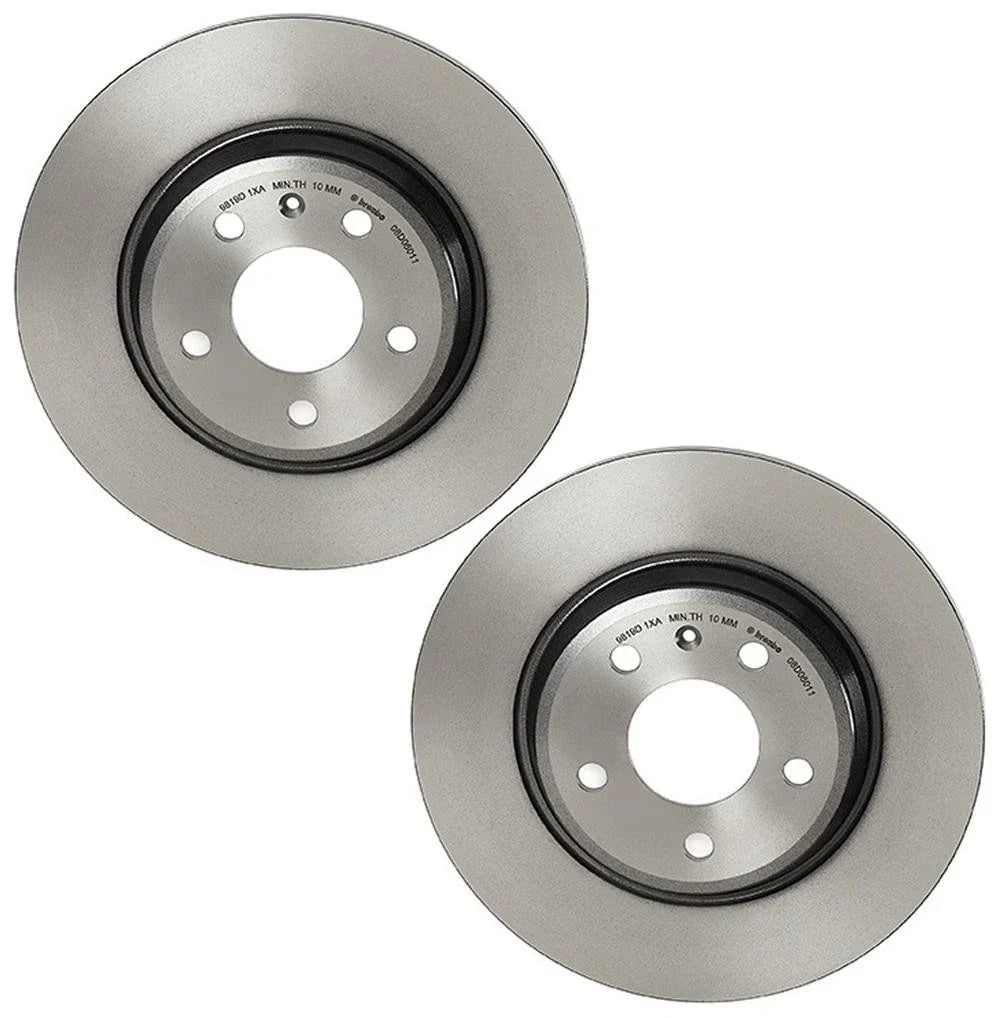 Brembo 2X Rear 300mm UV Coated Brake Disc Rotors for Audi A4 (2017–2019)