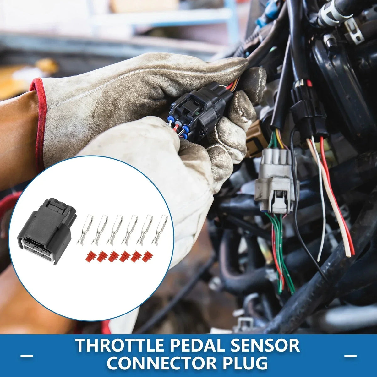 Throttle Pedal Sensor Connector for BMW and Mercedes-Benz Models