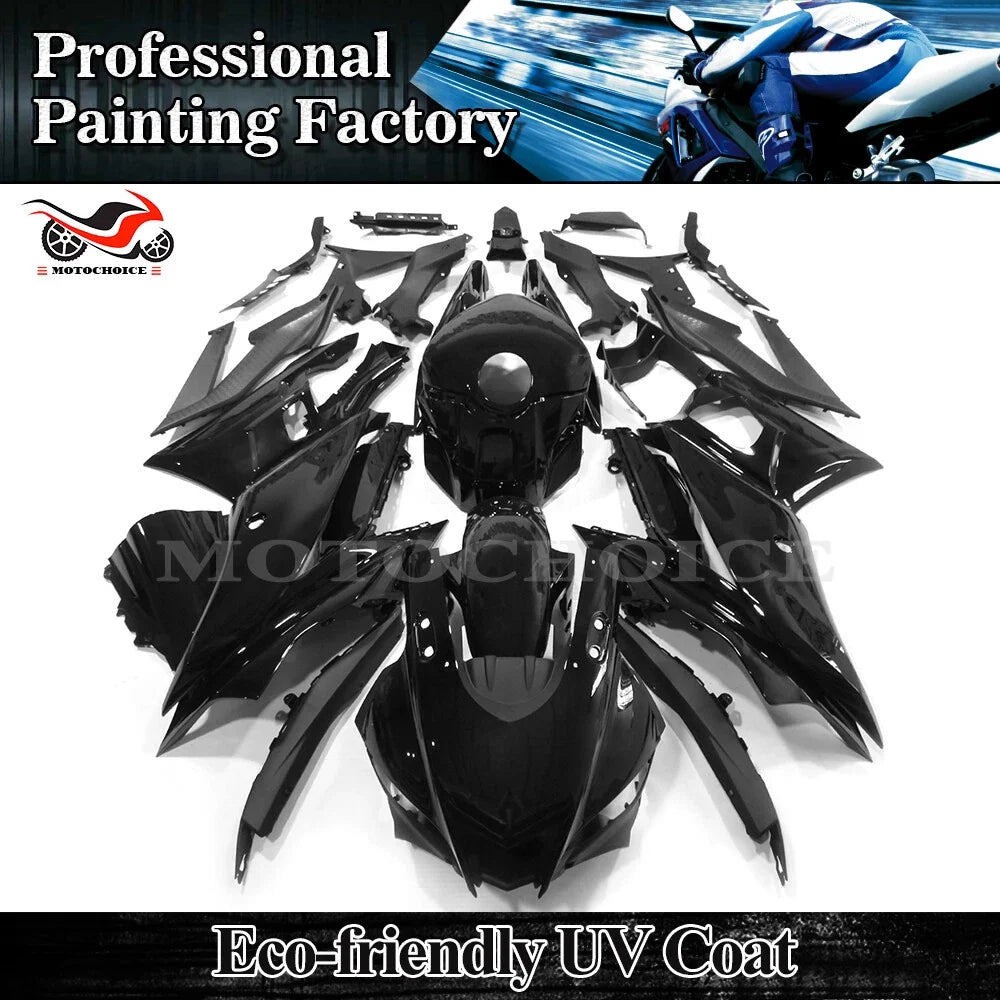 Fairing Kit for Yamaha YZF R3 R25 - Glossy Black ABS Bodywork (2019-2021)