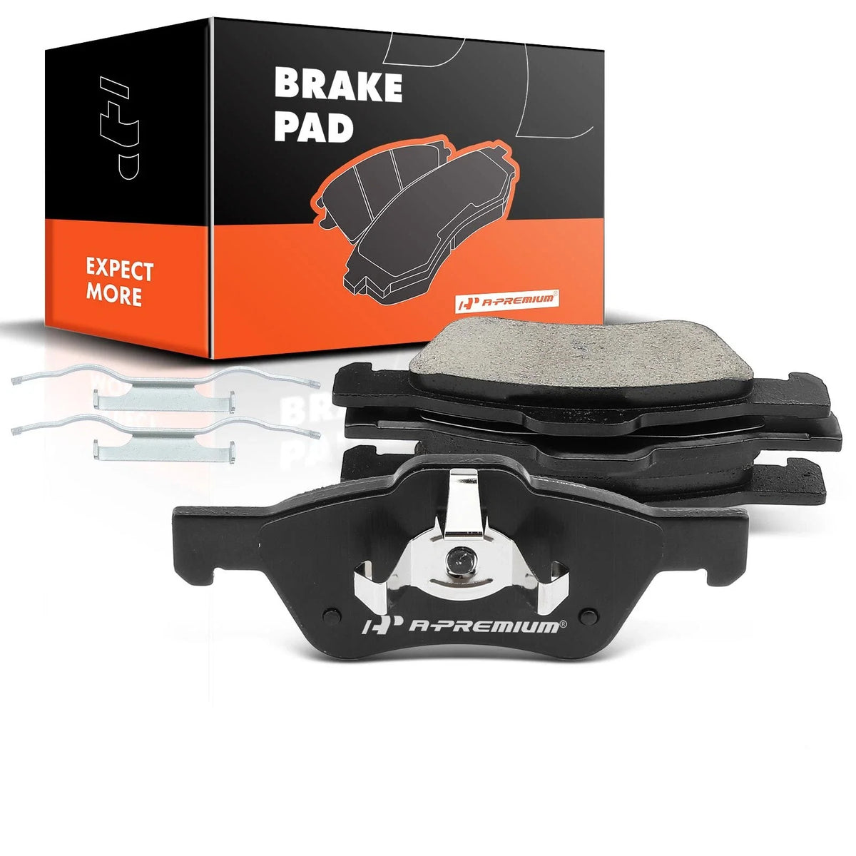 Set of 4 Front Ceramic Brake Pads for Ford Escape (2005–2010)