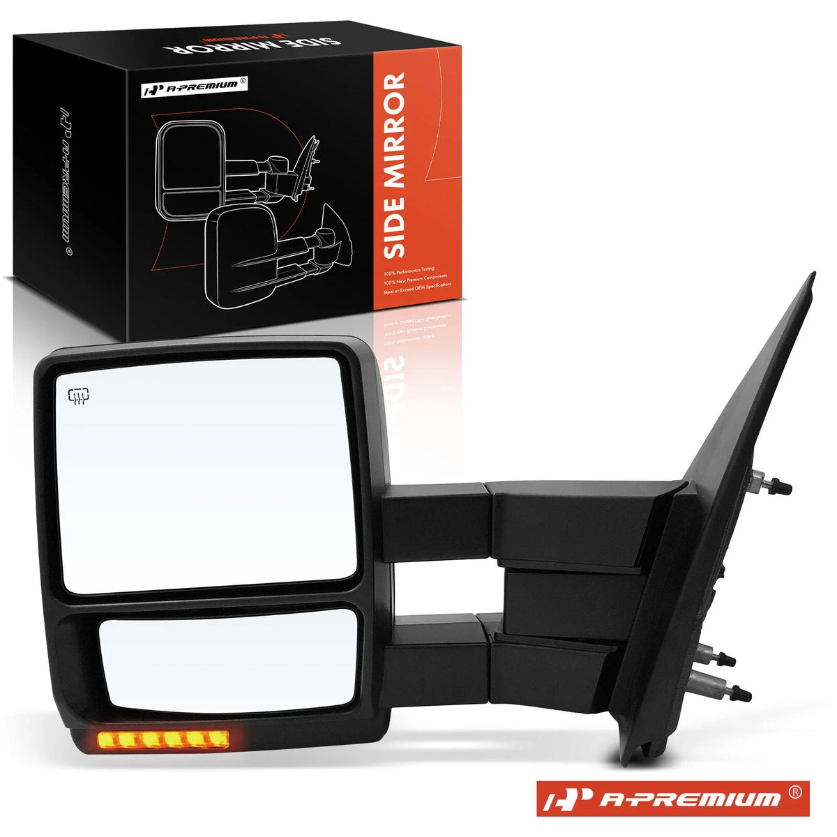 Heated Manual Fold Driver Power Mirror for Ford F-150 (2007–2012)