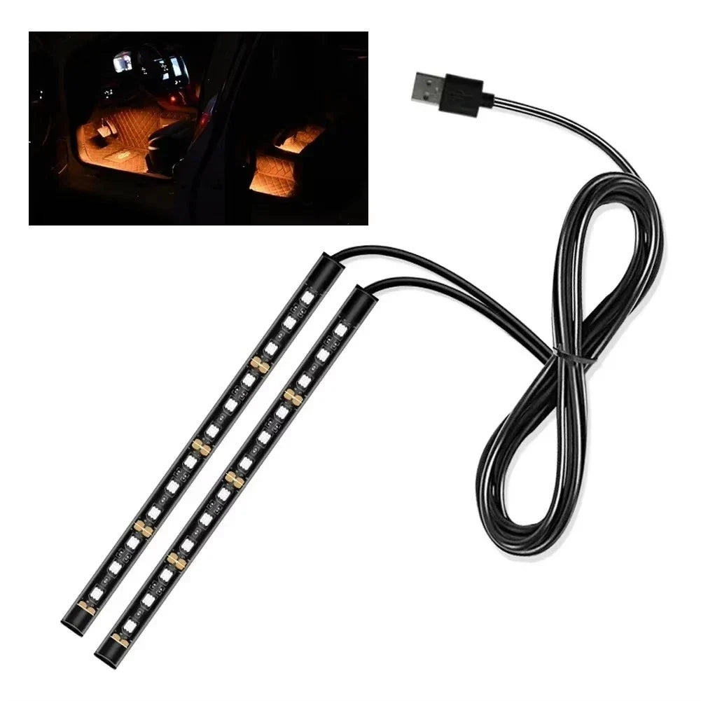 24 LED Car Foot Light Strip for Universal Vehicles (2010–2023)
