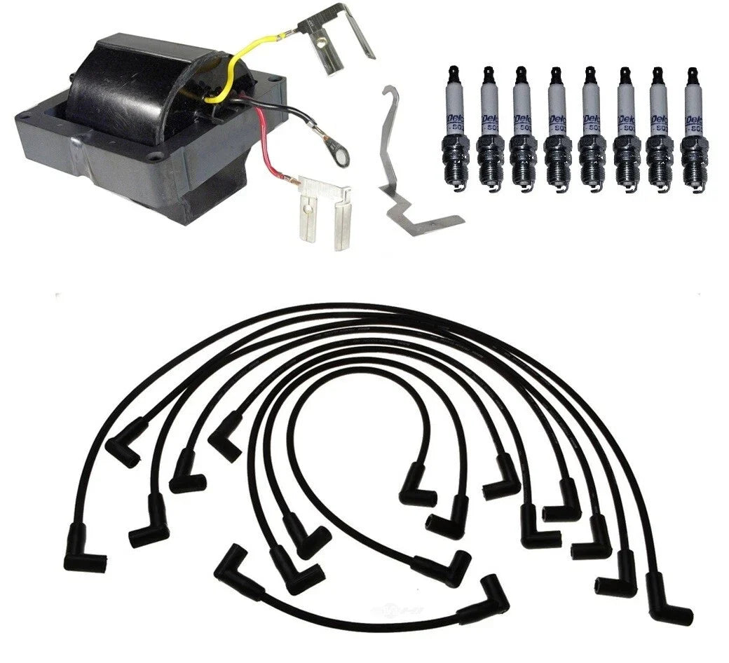 Ignition Wires & Spark Plugs Kit for Chevrolet C1500 C2500 K10 C20 (1990–1995)