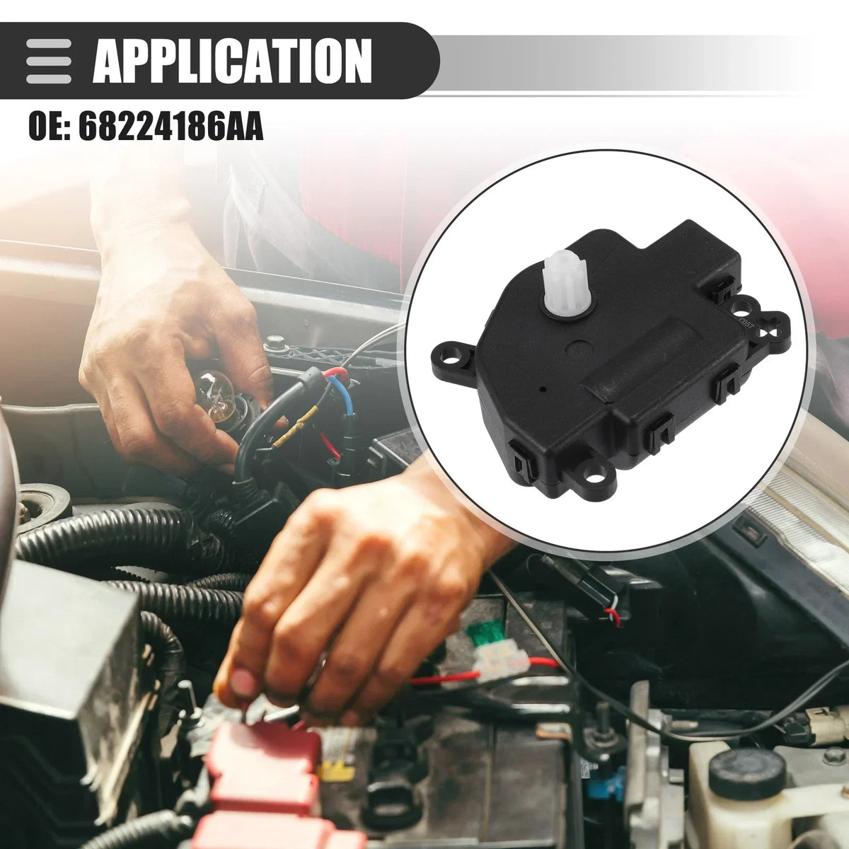 HVAC Blend Actuator for 2004-2009 Dodge Durango