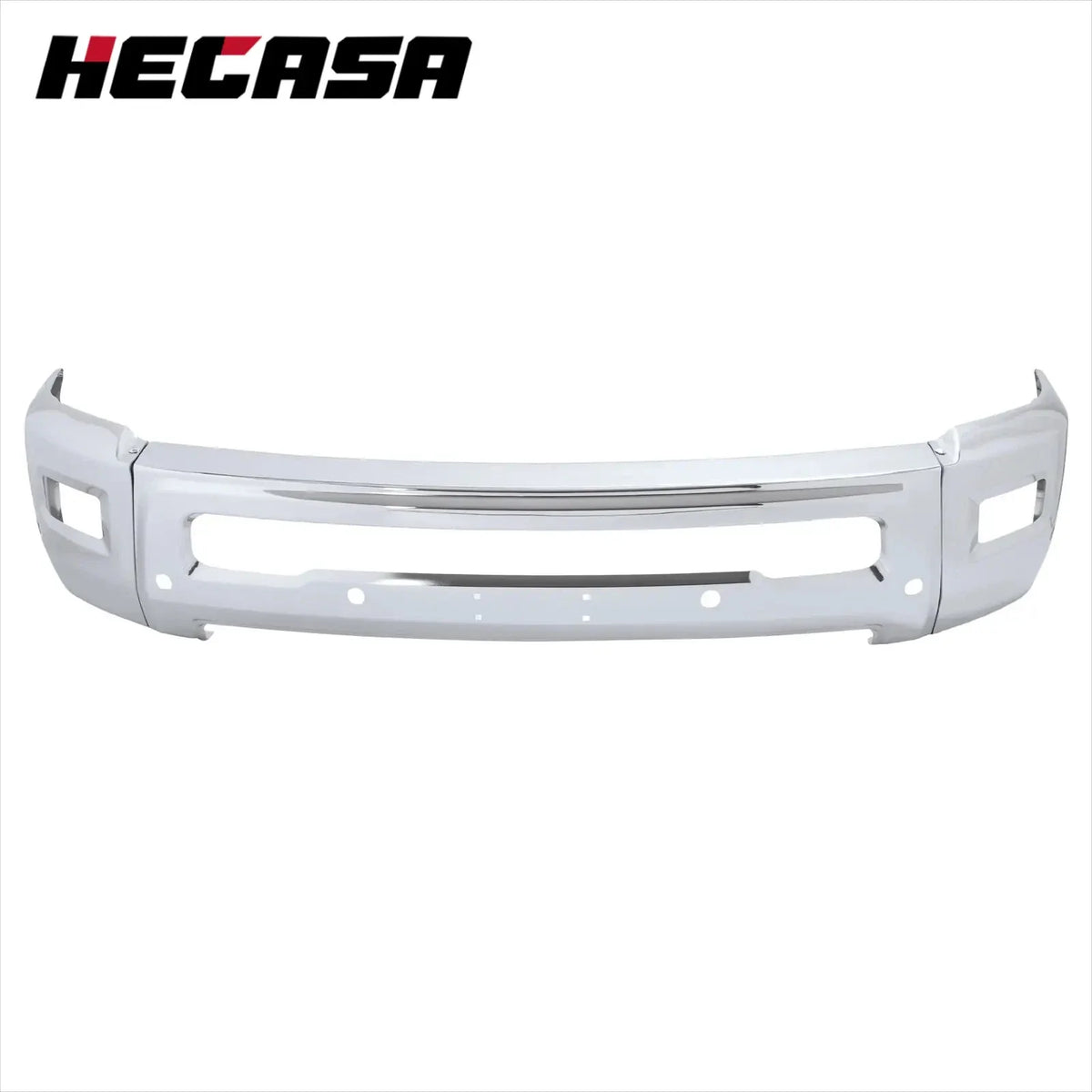 Chrome Front Bumper with Fog Lamps & Sensors (2010-2018) for RAM 2500 3500