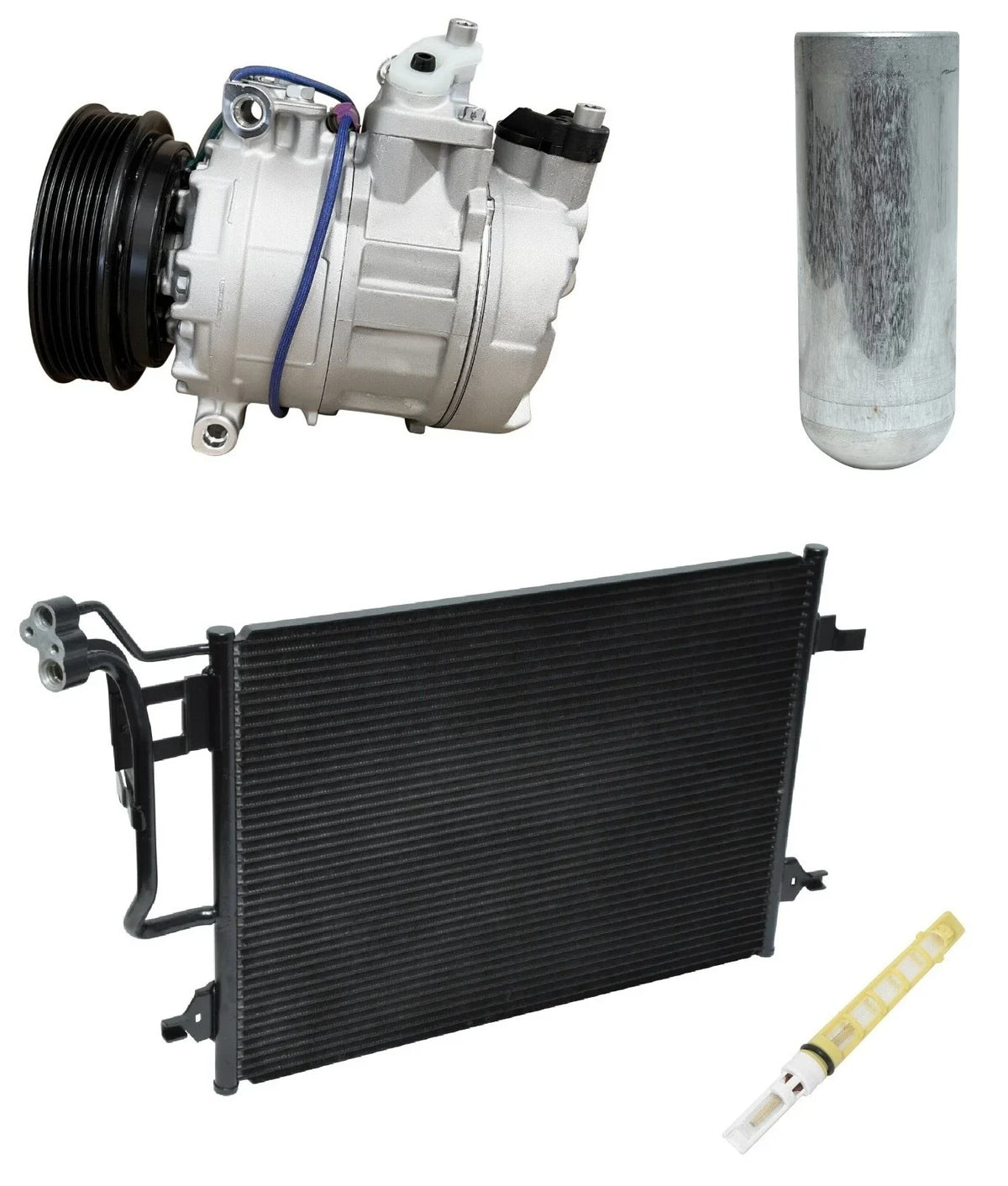 AC Compressor Kit With Condenser for Volkswagen Passat 2.8L (2004–2005)