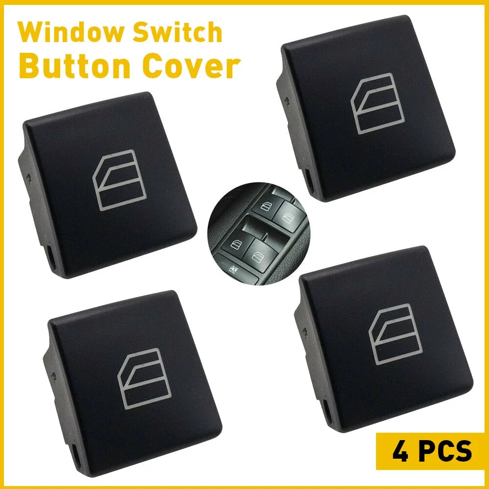 4X Repair Cap Button for Driver Window Switch - Mercedes ML GL 2006-2012