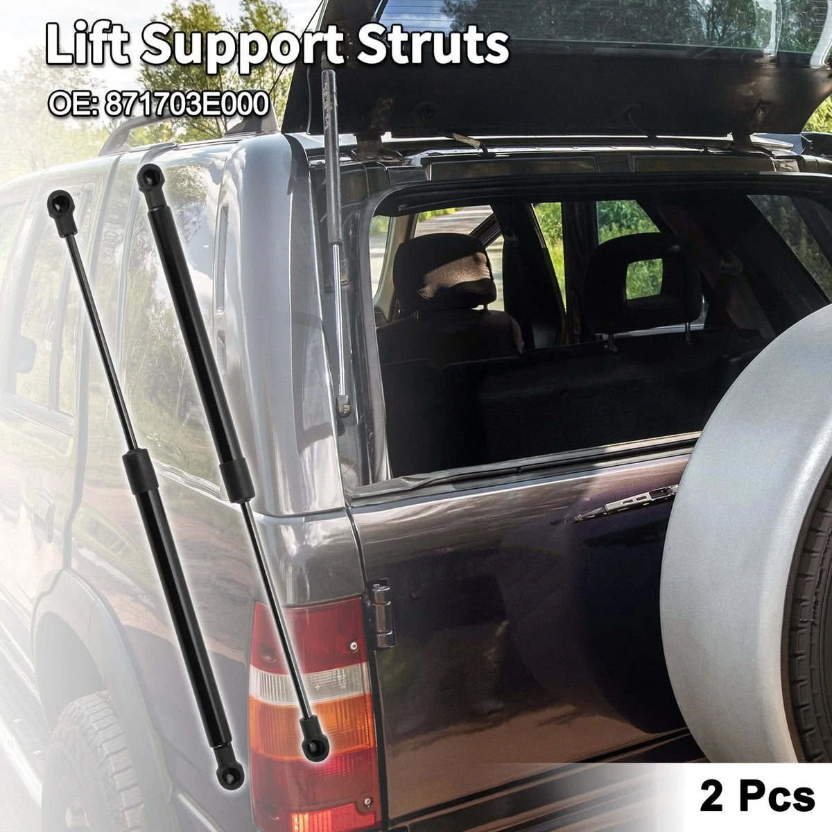 Rear Window Glass Lift Supports Struts Gas Spring No. 871703E000 for Kia Sorento (2011–2016)