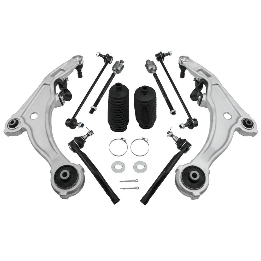 10pcs Front Control Arms & Tie Rods Suspension Kit for Nissan Maxima 2009-2014