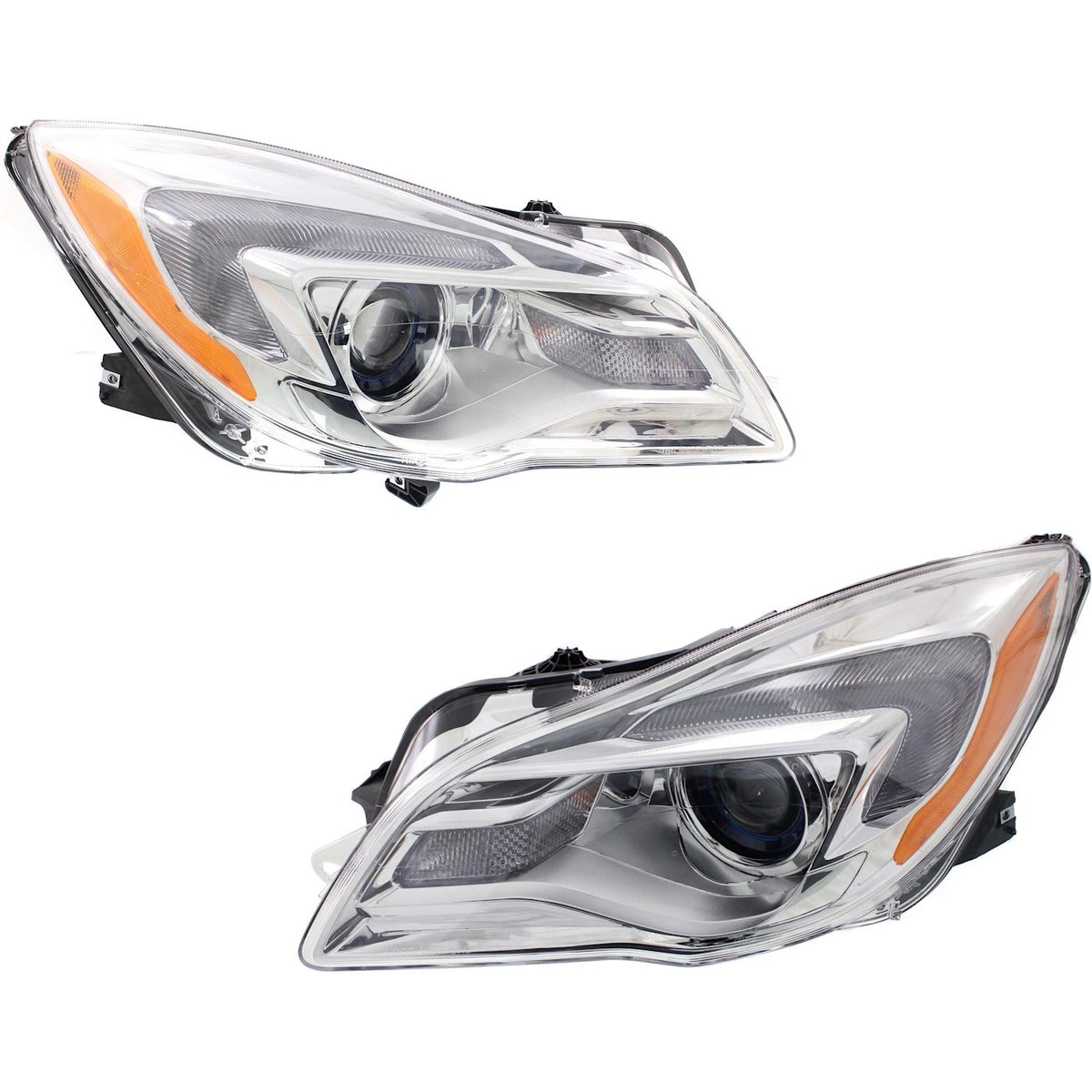 Headlight Set for Buick Regal (2014–2017) Halogen with Bulbs