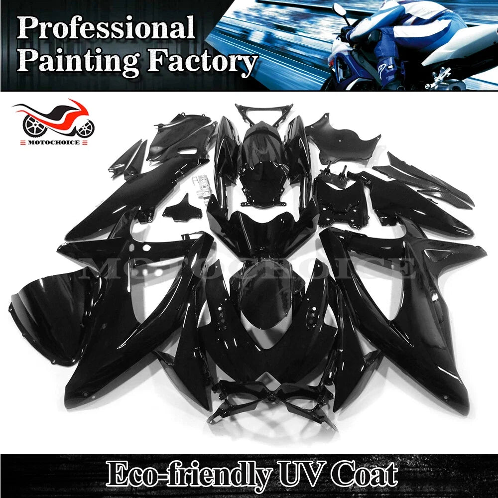 Fairing Kit Gloss Black ABS for Suzuki GSXR600 GSXR750 (2008-2010)