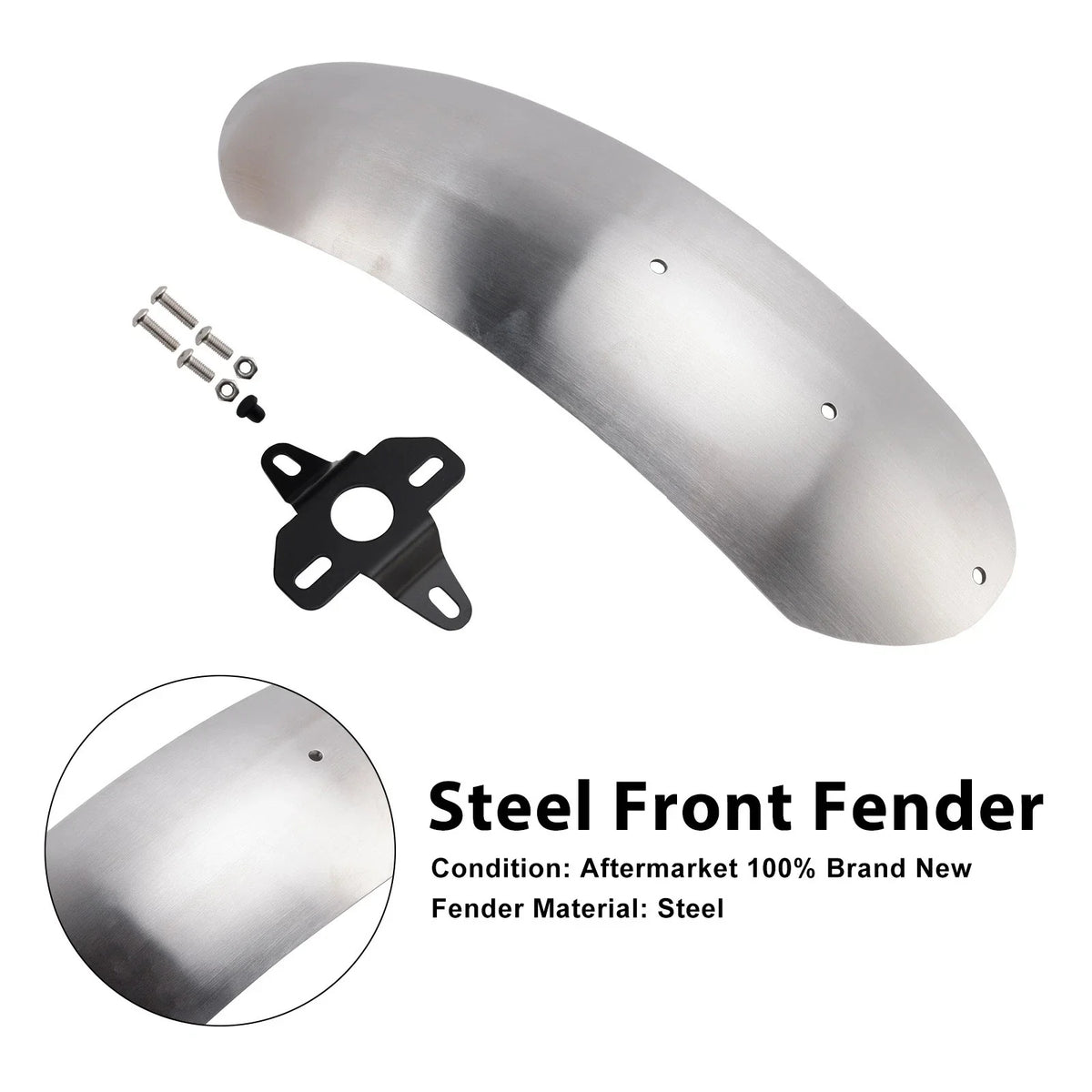 Mudguard Front Fender Steel for Moto Guzzi V7 Stone Special 2017-2025