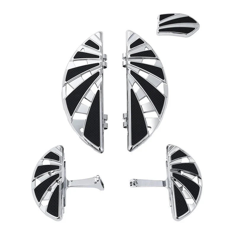 Floorboard Brake Pedal Pegs in Chrome for Harley Touring (1993-2024)