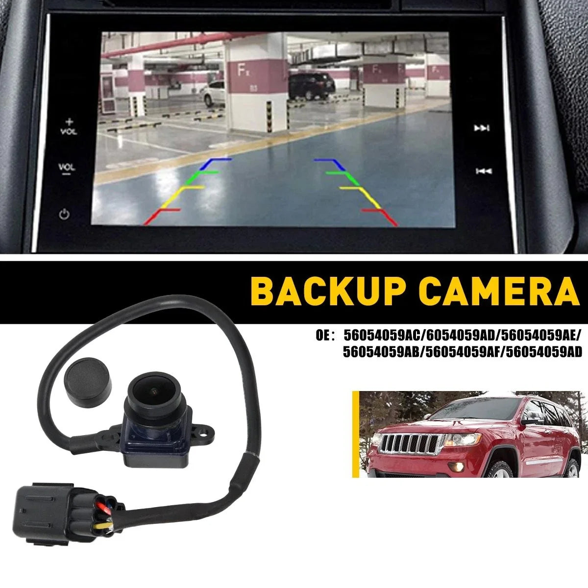 Rear Camera for Jeep Grand Cherokee (2011–2013)