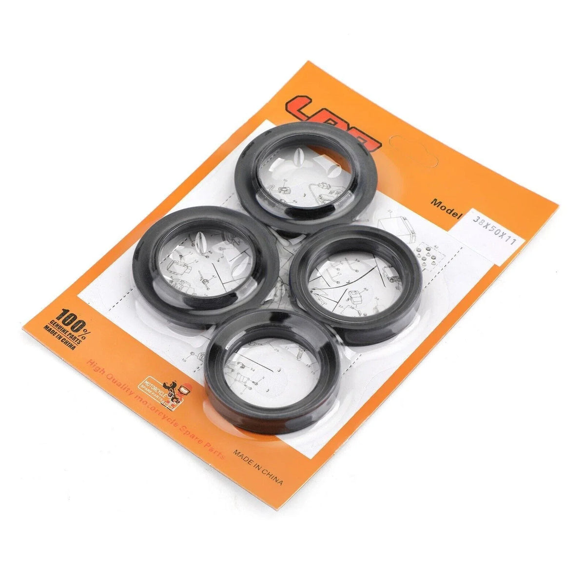 Fork Seal Kit with Dust Seals for CR125R 1981-1983 XR250R 1984-1985