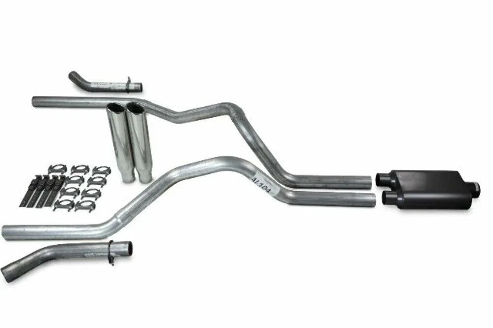 2 Chamber 2.5" Dual Exhaust Kit for Chevy GMC 1500 (2019-2025)