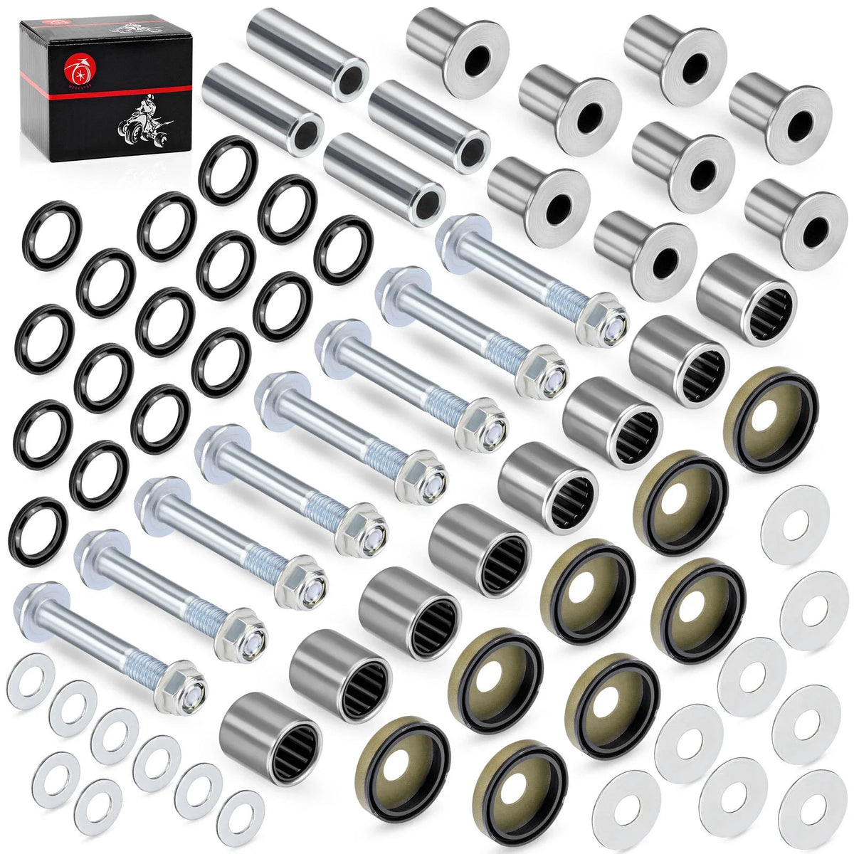 Front A-Arm Bushing Seal Bolt Kit for Arctic Cat 400 DVX (2004-2008)