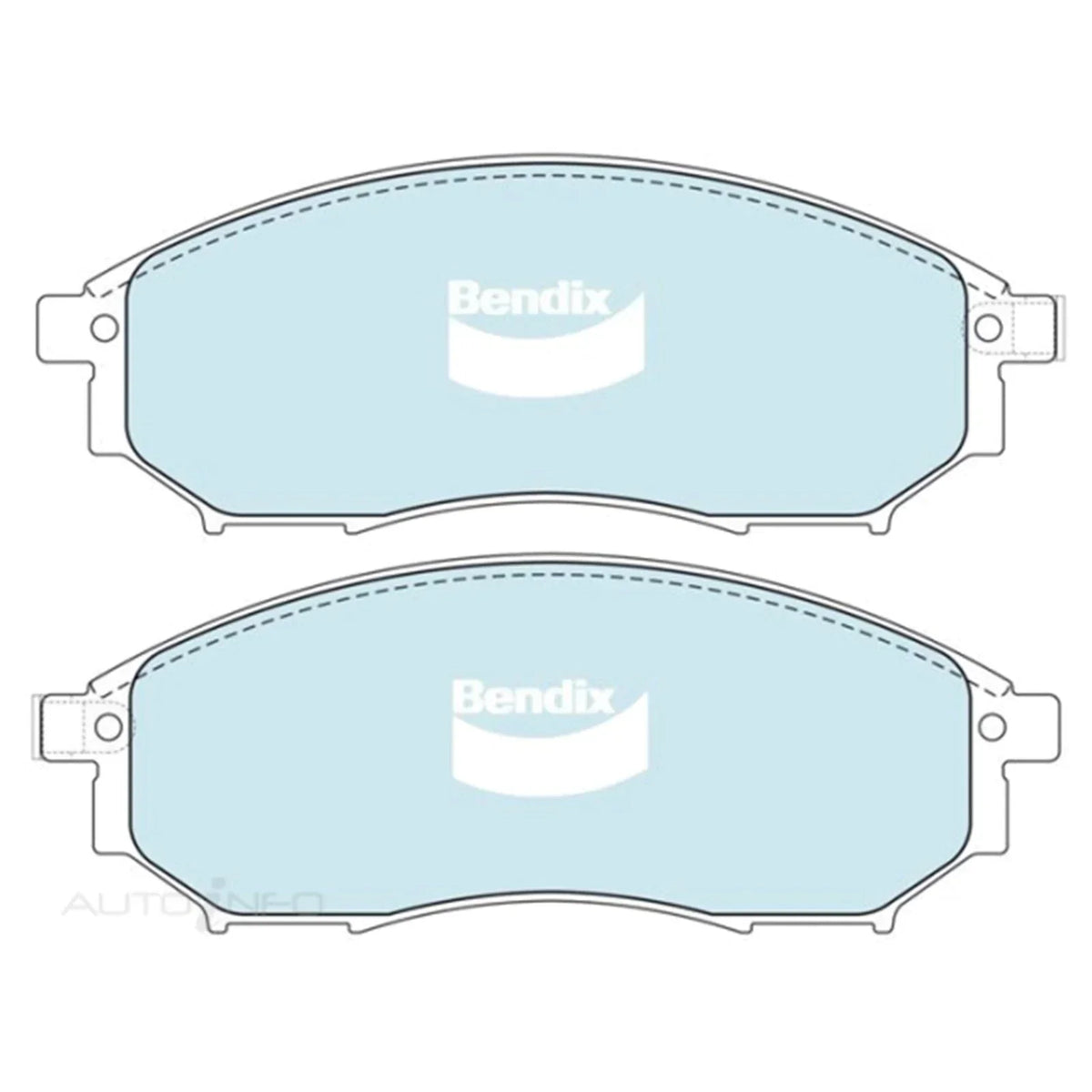 Disc Brake Pad Set GCT Front for Nissan 350Z Z33 (2005-2009)