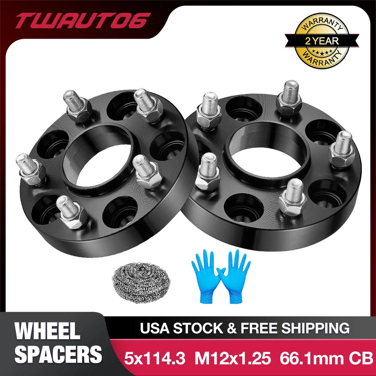 2PCS 20mm Hubcentric Wheel Spacer for Infiniti FX35 (2003–2012)