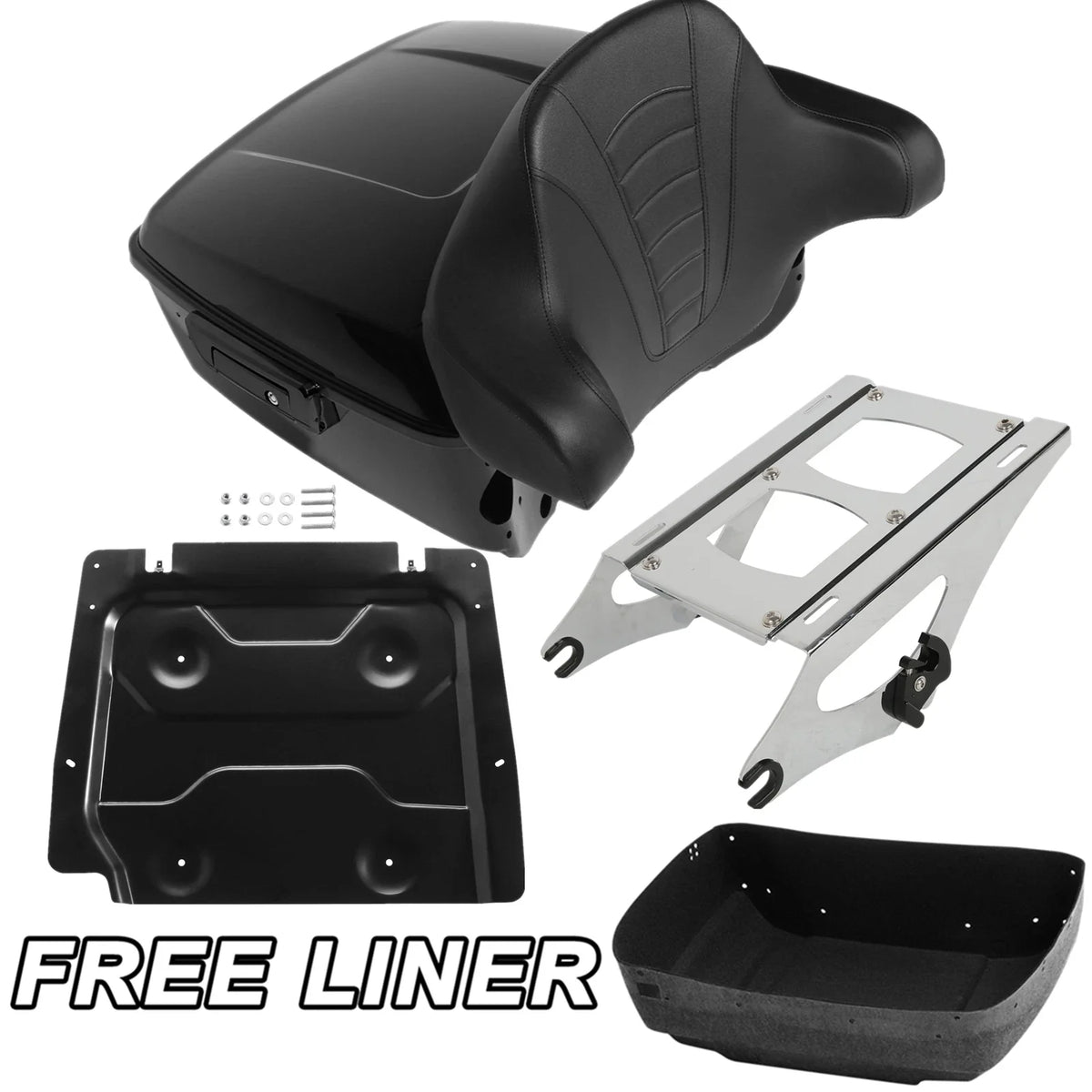 Trunk Pad Rack Plate Mount for Harley Touring Glide (2014-2025)