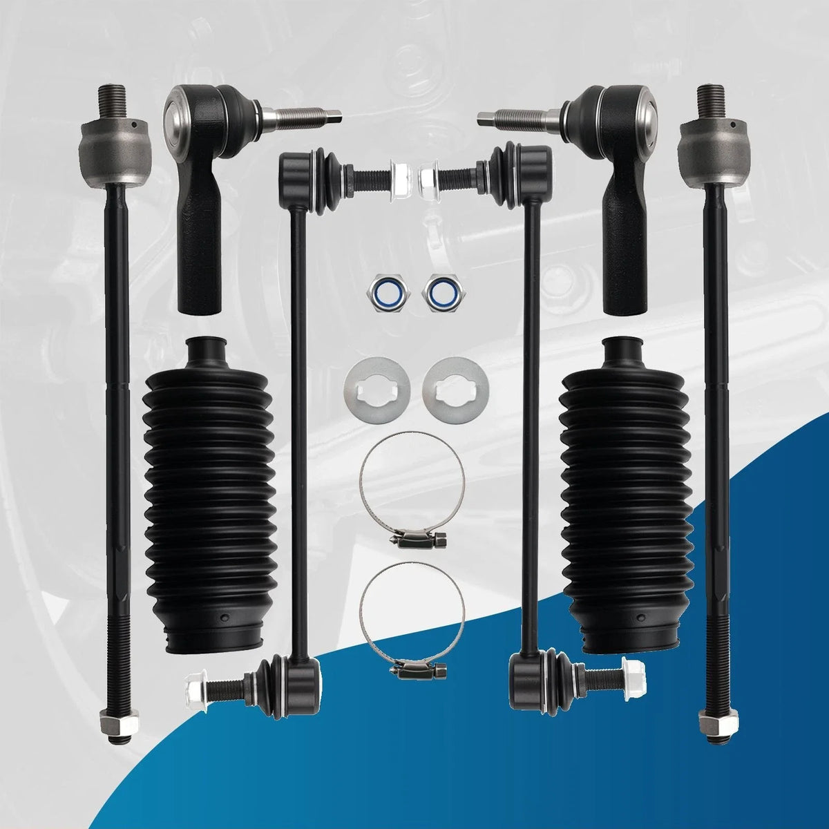 Front End Link & Tie Rod Kit for Ford Mustang (2005-2010) ES80805