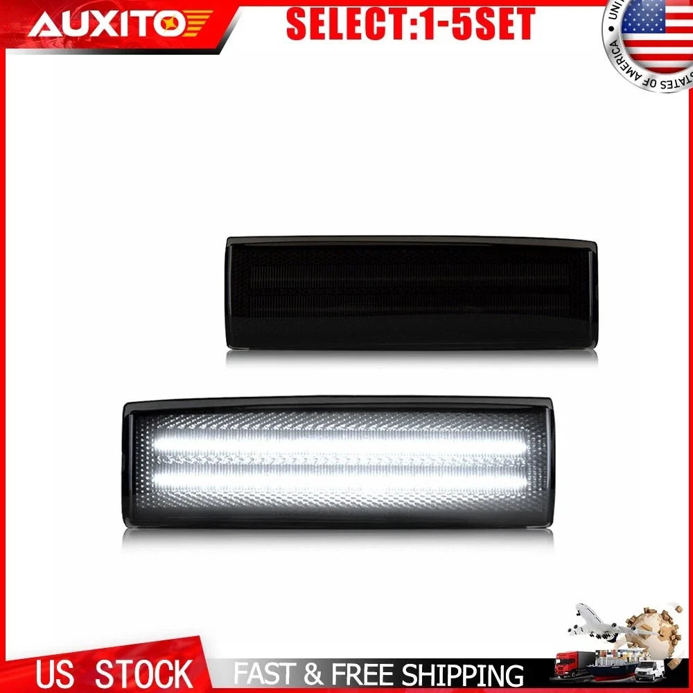 LED Smoked Front Fender Marker Lights for Oldsmobile Bravada (1991-1994)